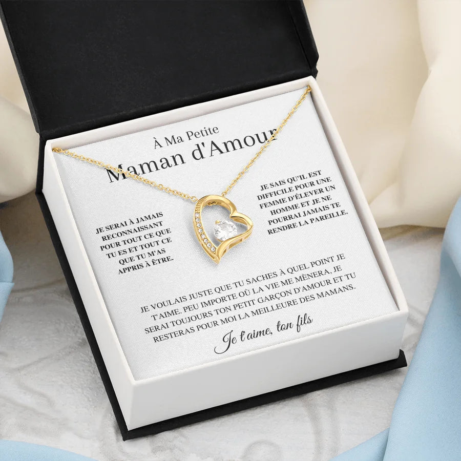 Coffret Collier « À Ma Petite Maman D'Amour »