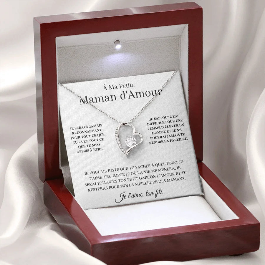 Coffret Collier « À Ma Petite Maman D'Amour »